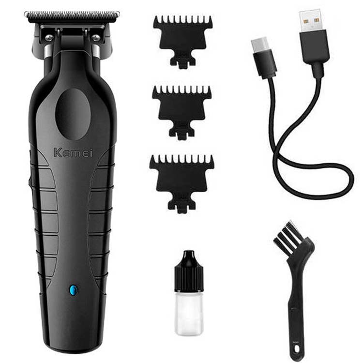 Kemei KM-2299 Professional Cordless Hair Clipper  1200mAh USB rechargeable trimmer for barber-grade haircuts at home or salon. Image