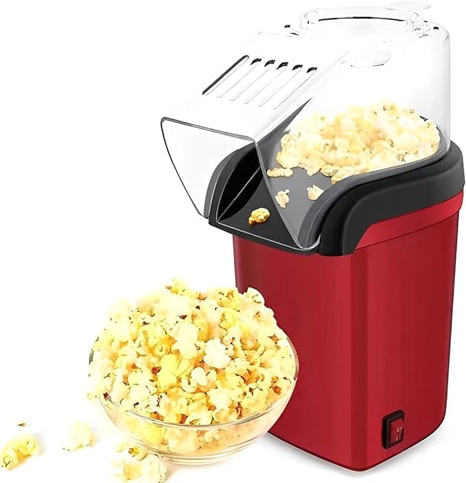 Home Popcorn Maker Popper | Electric Corn Popping Machine for Movie Nights | Fast, Easy, and Delicious Popcorn at Home Image