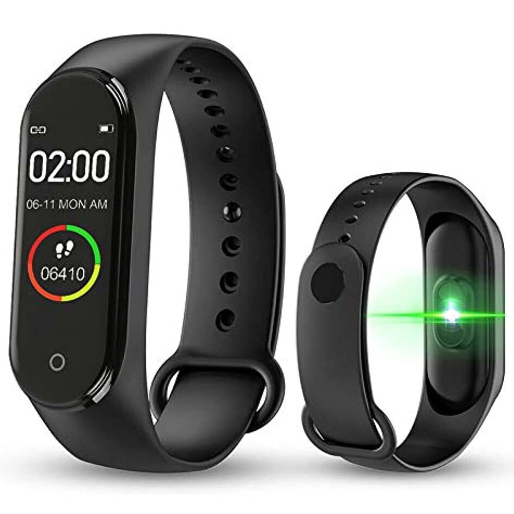 M4 Smartband - Fitness Tracker with Heart Rate Monitor, Activity Tracking for Men & Women, Waterproof Sports Wristband Image