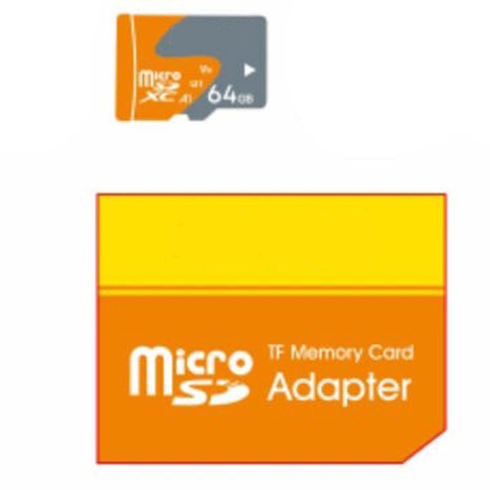 V102 64GB MicroSD Memory Card - Class 10 High-Speed TF Storage for 4K Video, Phones, Tablets & Cameras Image