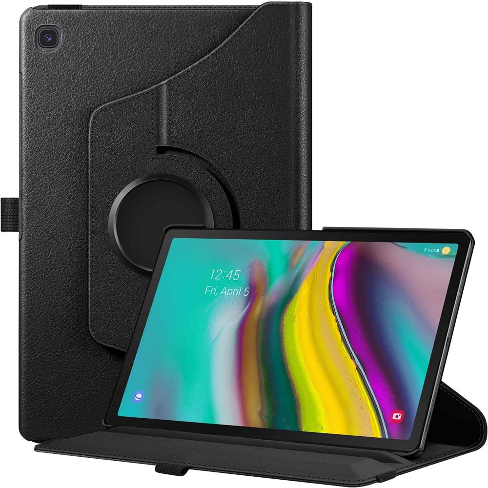 360° Swivel PU Leather Cover Compitable for Galaxy Tab S5e 10.5" Case -  w/Auto Sleep/Wake for SM-T720/T725/T727 (Multi) Image