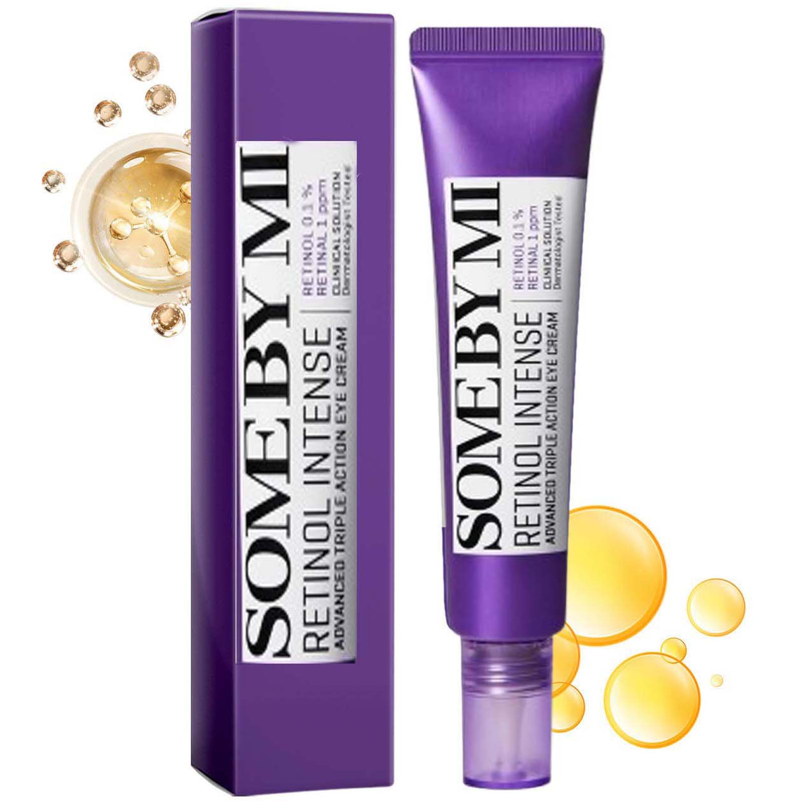 SOME BY MI Retinol Intense Advanced Triple Action Eye Cream – Korean Anti-Aging Eye Treatment with Retinol, Peptides & Niacinamide – 30ml / 1.01oz Image