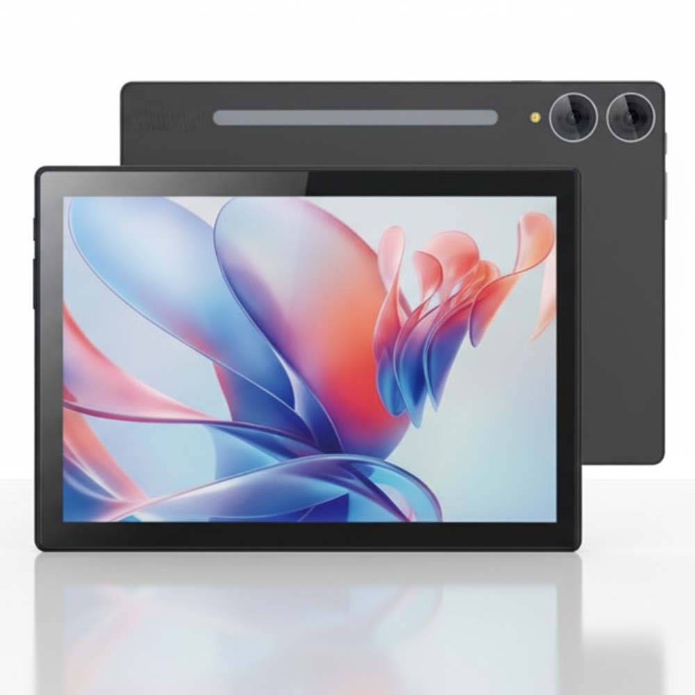 Tab 91 10.1-inch Android Tablet. Octa-core processor, 8MP+13MP cameras, 5000mAh battery & Android 15 for smooth performance. Image