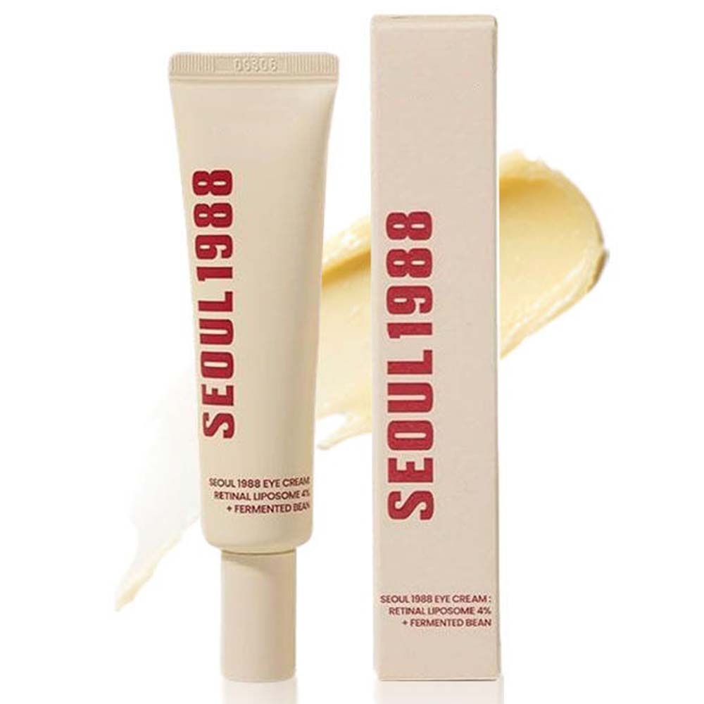 KSECRET SEOUL 1988 Eye Cream – Retinal Liposome 4% + Fermented Bean, Anti-Aging Wrinkle Care, Improves Elasticity & Pigmentation, 30ml / 1.01 fl.oz Image